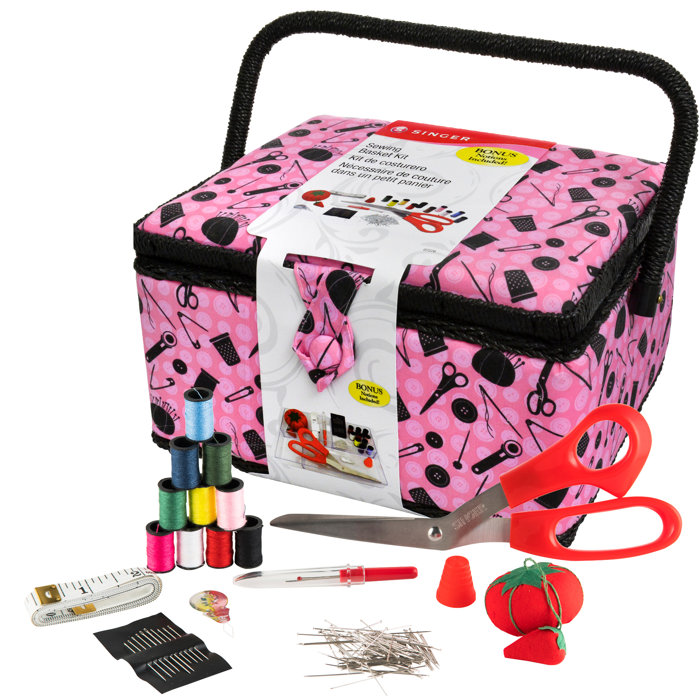 Singer Large Sewing Basket Kit & Reviews Wayfair